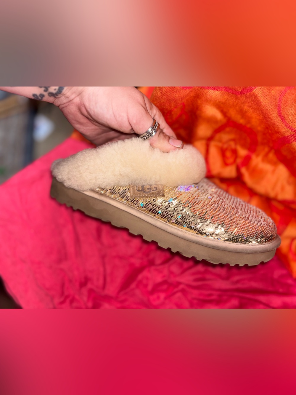 UGG Sequin Slide Clog